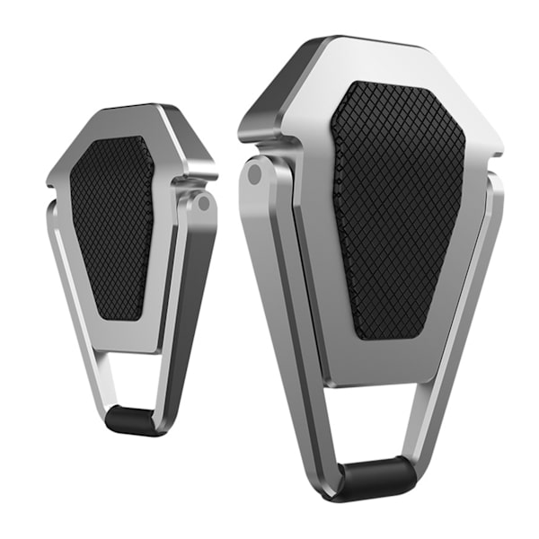 2 stk. metal foldbar bærbar computerstand, Mini bærbart støttebase, Forhøjet varmeafledning beslag, zinklegering