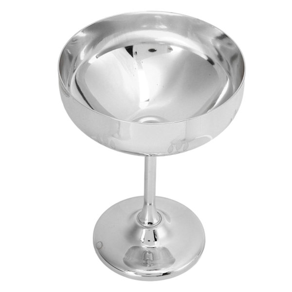 Metall Champagne-glass 304 rustfritt stål Becher Gravert Bar Party Rødvinkopp Dekorative Kopper Hvete Ørekopp Speil