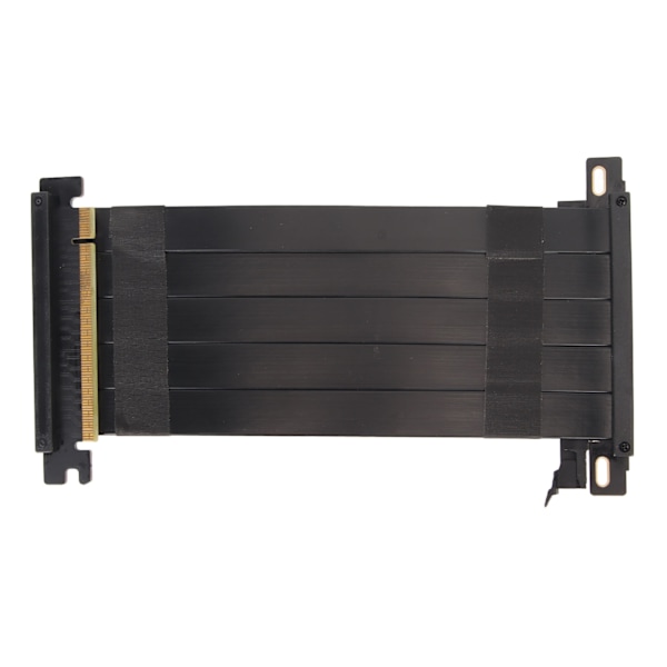 PCIE 4.0 X16 Riser-kaapeli Nopea joustava kaksisuuntainen 180 asteen GPU-jatkokaapeli RTX 4090:lle RX 7900 XT:lle Musta 40 cm / 15,7 tuumaa