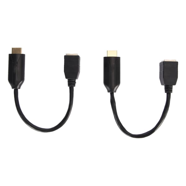 HD Multimedia Interface Extender Full HD 1080p over Cat5e Cat6 Opptil 196,8 fot RJ45 Ethernet-sender/mottaker 100‑240V EU-plugg