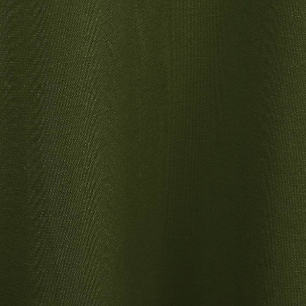 Dam Casual V-ringad långärmad sidodelad maxiklänning med ficka grön L