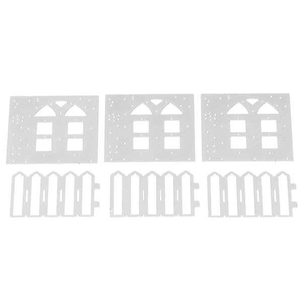 6 kpl Aidan Leikkausmuotit Sapluunat Metalli DIY Scrapbooking Albumikoristeluun Kaiverrus