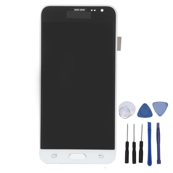 Skärmbyte LCD Display Skärm Touch Digitizer Assembly Kompatibel med Samsung Galaxy J320White