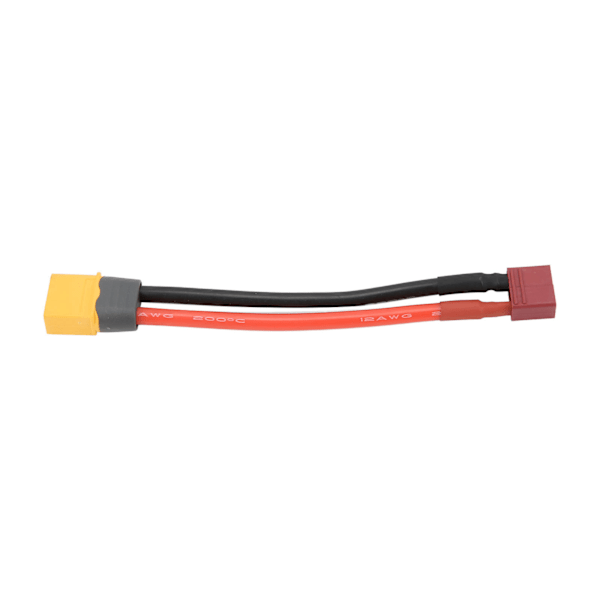 XT60H Hann til T-plugg Hun Adapterkabel 12awg for RC-modeller Batterier