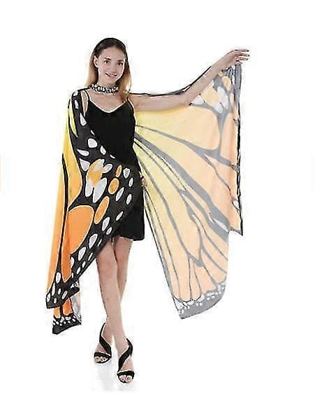 Perhossiipinen viitta, pitsinaamio, Halloween-asuste Orange