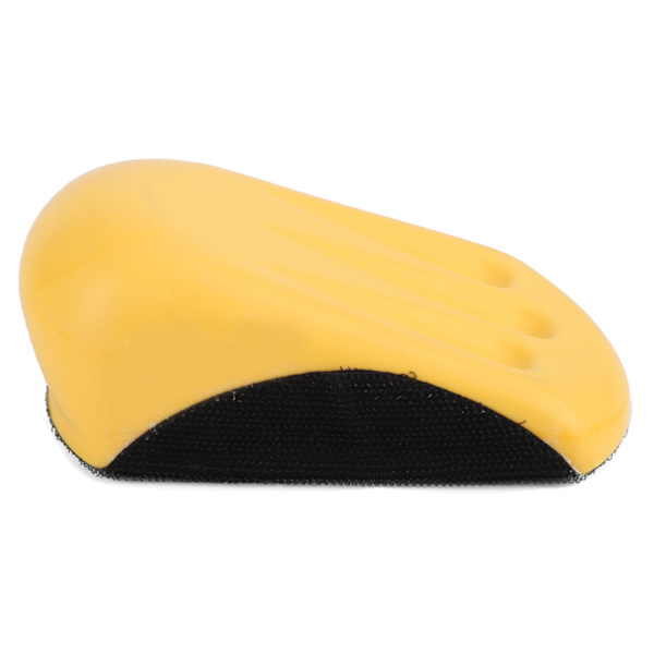 Slipblock PU-skum Mjuk elastisk krokögla Design Måttlig storlek Ergonomisk manuell slipverktyg för polering5in 125mm