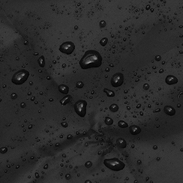200*200*85cm Bordsskyddsöverdrag Fyrkantigt spaskydd UV-beständigt vattentätt — svart, HANBING