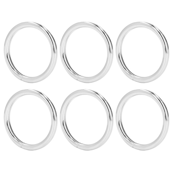 20 st metallringar 4x32 mm järn Robust hållbar multifunktionell utsökt metall O-ringarSilver