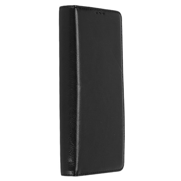 Flip-fodral i läder. Reptåligt, vikbart skyddsfodral i läder till Huawei Mate X2Black