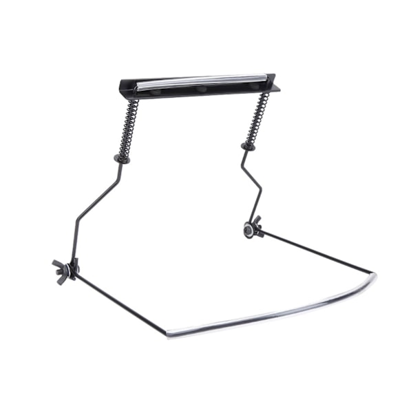 Holdbar, justerbar metal 10-huls Harmonika Halsholder Stativ Support Tilbehør
