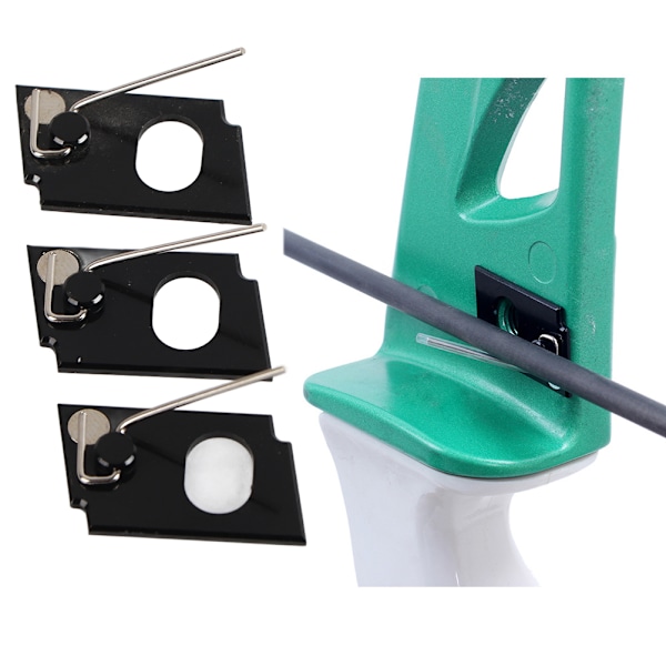 3st aluminiumlegering pilstöd bågskytte recurve pilbåge vila Jakt skytte tillbehör för höger hand