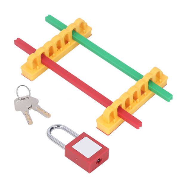 Breaker Lockout Blocker Kit Kretsbrytare Lockout Device Säkerhet Elektrisk lockout för industriella kemiska fordon