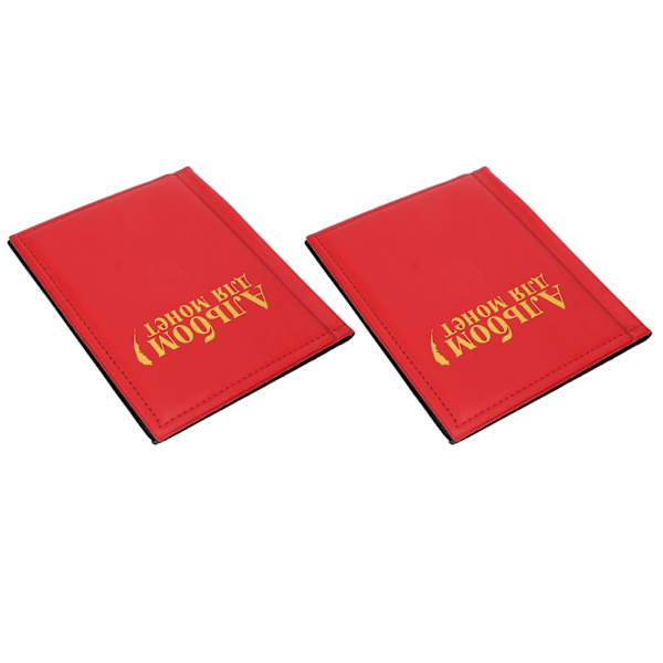 2 stk. Myntsamlingsbok for samlere, 250 lommer, dobbeltsidig, transparent, vanntett myntsamlingsholder for mynter