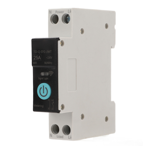Din Rail effektbrytare Smart WIFI Switch Mobiltelefon Fjärrkontroll 3 Timing Modes för hushållsapparater 25A