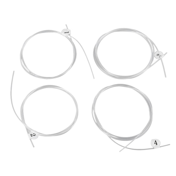 【NX】4st Ukulele String Nylon Transparent Varm Timbre Professionell Instrument String Set