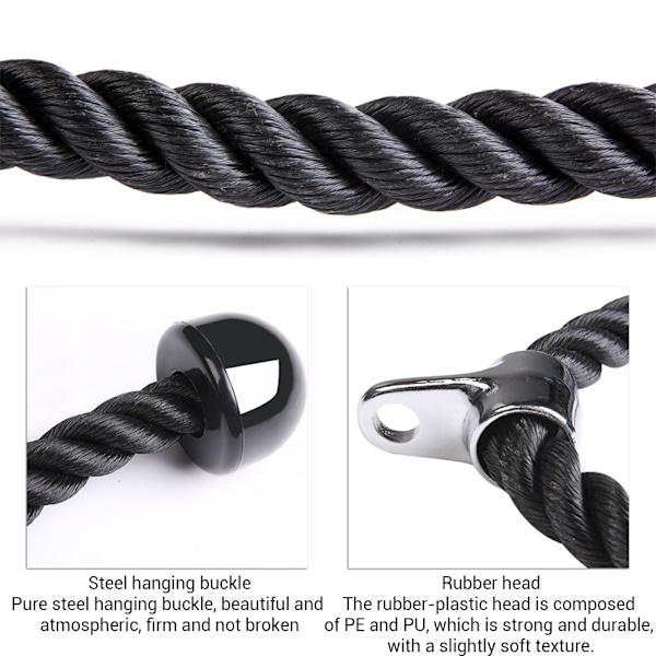 Tricepsrep Heavy Duty Mage Crunches Kabel Nedtrekk Laterals Biceps Muskel Trening Fitness Kroppsbygging Gym Trekk Rep