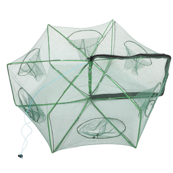 Polygon Fiskebetsfälla Automatisk fiskenätsfälla Vikbar Bärbar Räkbur 70x27cm