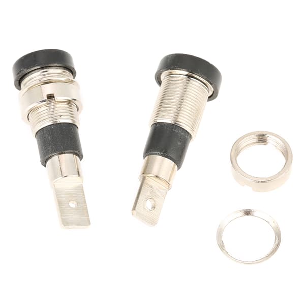 【NX】10 stk. blandet farve bananstik 4,0 mm jack Kompatibel med panelmontering testprober