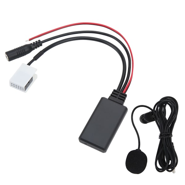 Bilradio lydindgangskabel Bluetooth 5.0 Media Aux Adapter Med Mikrofonudskiftning til A2 A3 A4 TT 2006