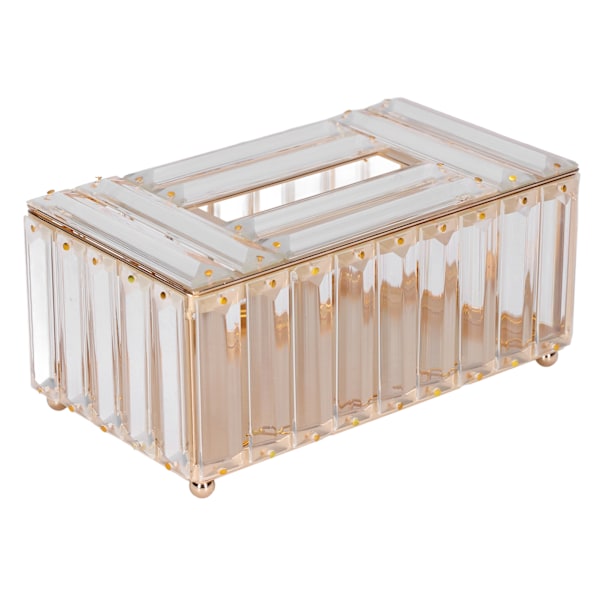Tissues Box Guldpläteringsprocess Fint utförande Enkelt mode Multipurpose Tissue Storage BoxGold