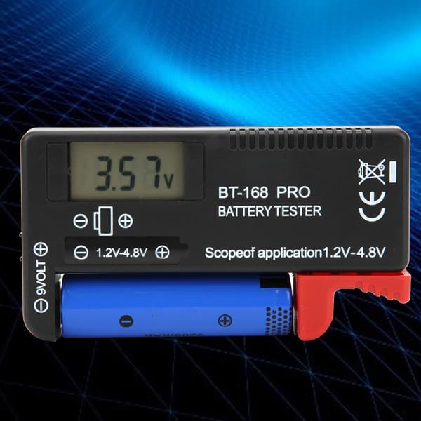 【NX】168Pro Digital Batterikapacitetstestare Testutrustning LCD-display för 1.2V‑4.8V Batteri