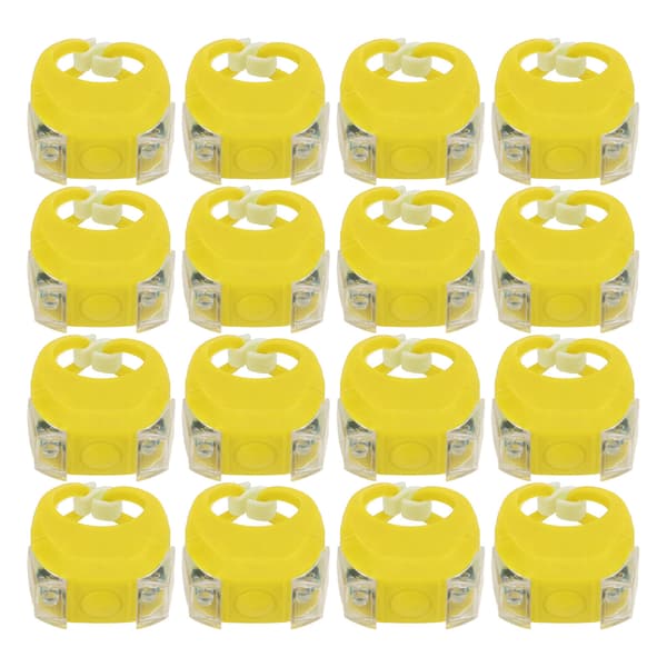 16 stk LED Båtnasjonalitetslys 3 Moduser Enkel Installasjon Lys Sterk Sikker Advarsel Båtlys for Båter Gule