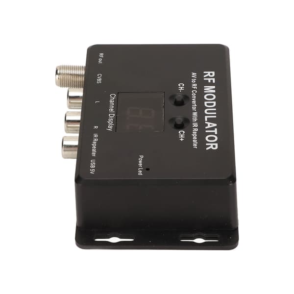 RF Modulator Professionel AV til RF Konverter med IR Repeater til Set Top Box DVR DVD
