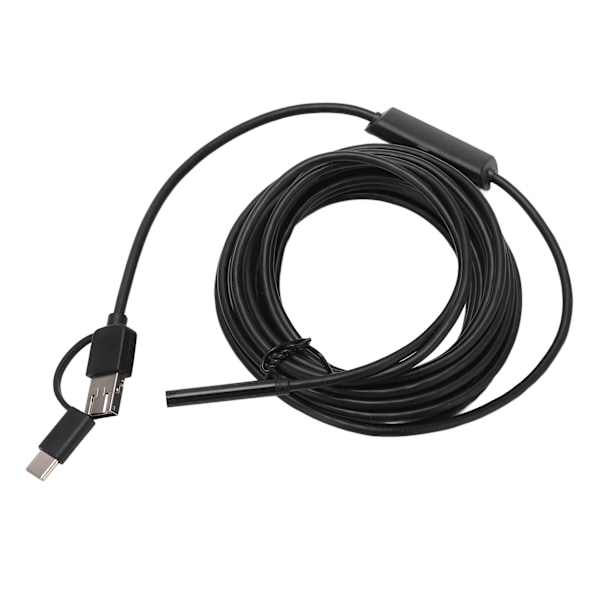 Endoskooppi 5,5 mm 3-in-1 USB Borescope-kamera IP67 Vedenkestävä tarkastukseen ja huoltoon 1 m / 3,28 ft