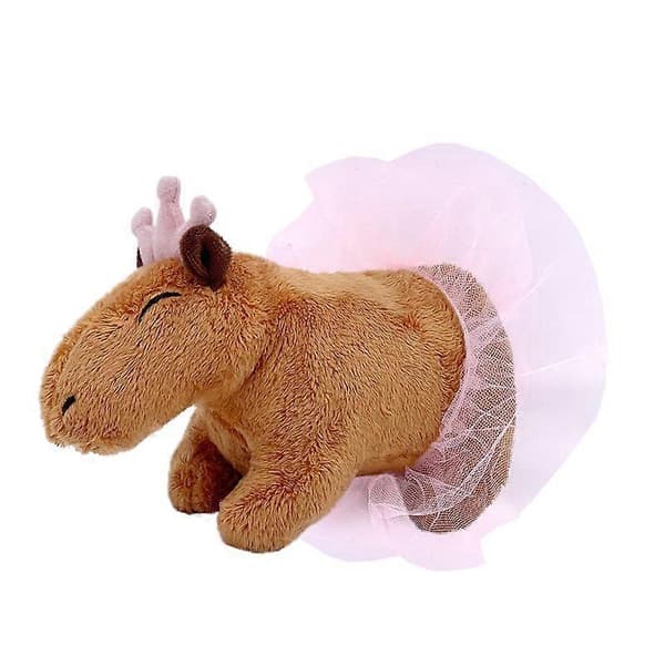Kapybara Gosedjur Docka Barnpresenter 18cm C