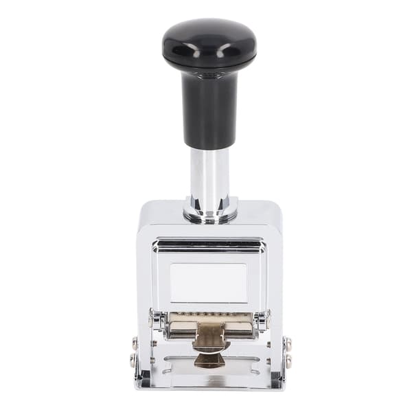 Number Stamp 8-Digit Handle Design Self-Inking Automatic Numbering Stamp Compatible with Banking, Medicine, and Accounting