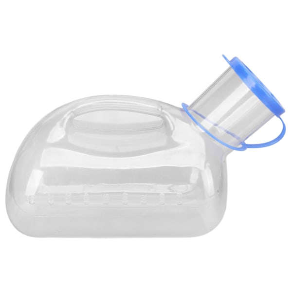 1000 ml bærbar urinal til mænd med låg Transparent plastikurinbeholder til ældre med handicap