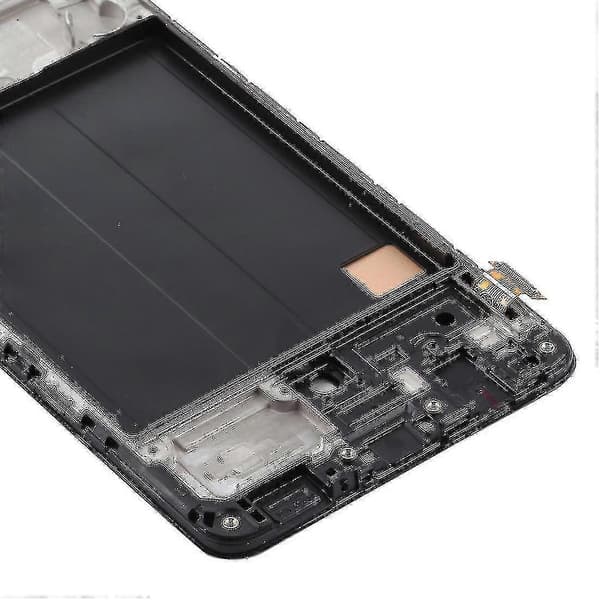 TFT LCD-skærm til Samsung Galaxy A51 4g digitaliserer komplet montering med ramme (sort) - JA
