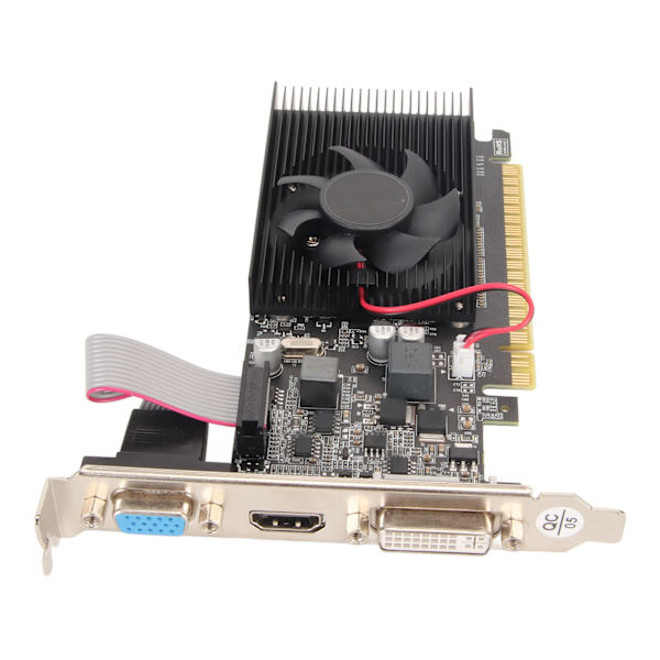 GT210 1G DDR3 näytönohjain jäähdytystuulettimella 64-bittinen tuki VGA DVI HD Multimedia Interface DirectX10.1 PC-näytönohjain