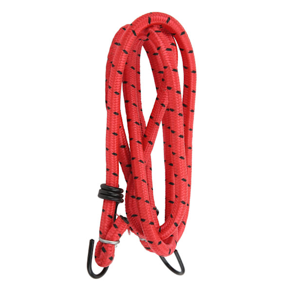 Bungee-narut koukkujen kanssa Elastisen kumin Bungee-naru Hihnat pyörän tavaratelineelle CampingRed