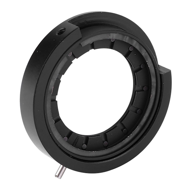 Microscope Iris Adapter Aperture Justerbar lins optiskt diafragma för MicroscopeSK25 med bas