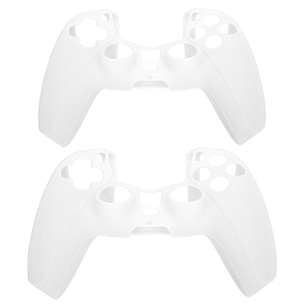 2st Silikonfodral Cover för PS5 Gamepad Dammtät Game Controller Skin Protective CoverWhite