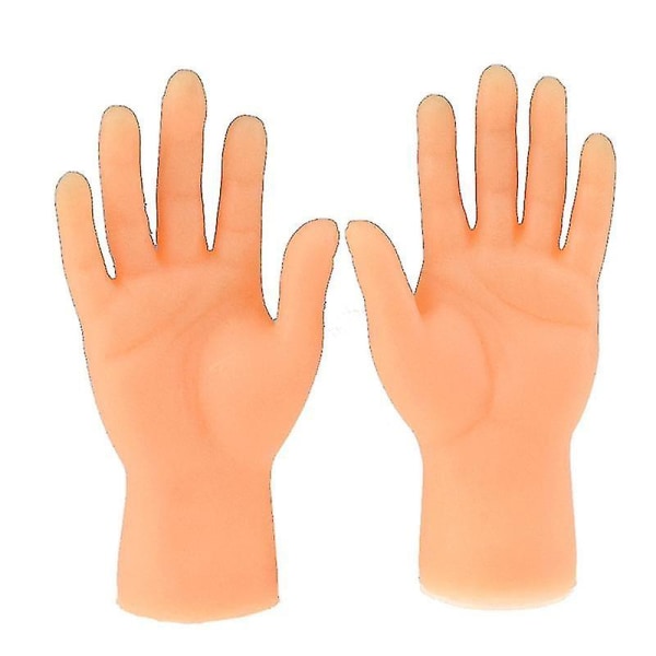 Små hender 2/10 stykker lillefingerdukker Mini miniatyrfingerhender med venstrehender og høyrehender 10Pcs