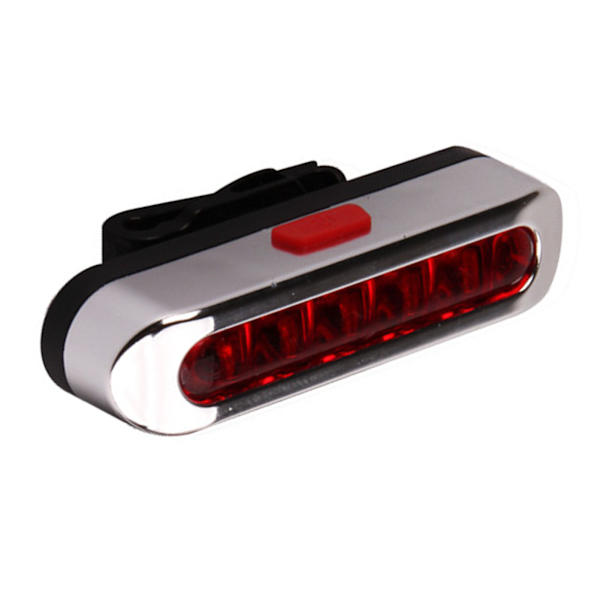 USB-oppladbart LED-baklys for sykkel, sykkelbaklys, sykkellys for nattkjøring, rød
