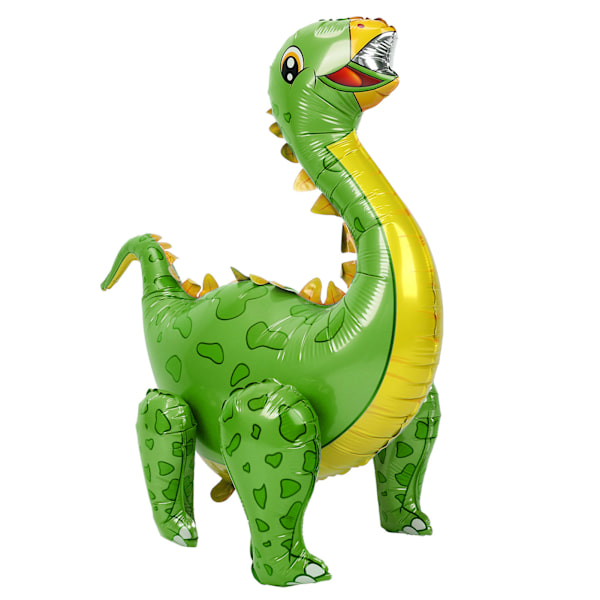 Dinosaurie Ballong Sæt Aluminiumfolie 93 cm Oppustelig Søde Dyr til Fødselsdagsfest Dekoration Grøn