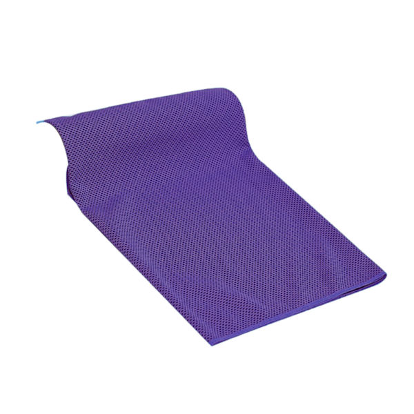 Kylhandduk Färgfast Lätt Is Mjuk Andningsbar Chilly Handduk för Yoga Sport Löpning Gym Träning Fitness Lila 30x90cm/11.81x35.43in