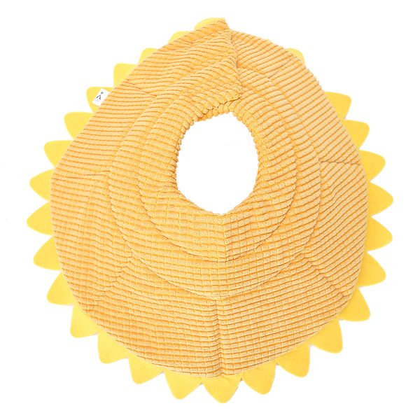Djurhalskrage Comfy Cone Solrosplyschskydd med krok och ögla för hundkattvalp(ar)