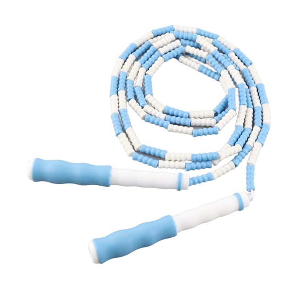 Segmentert hoppetau Justerbart, uten floker Perler Fleksibelt PP-plast hoppetau for barn Blå