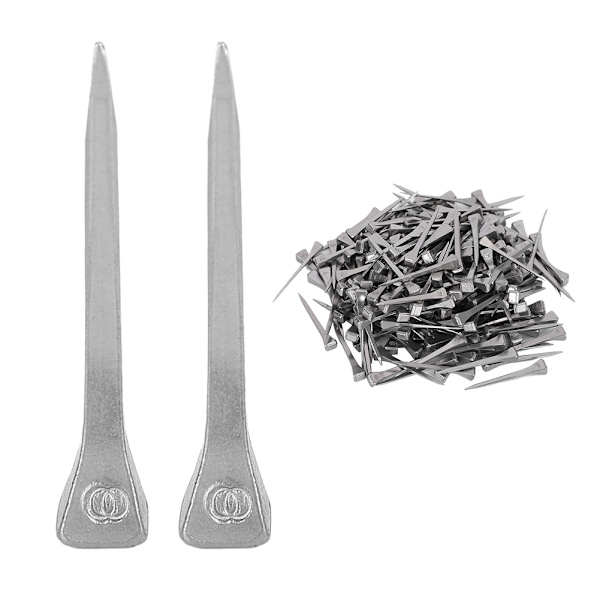250st Stål E4 Hästsko Spik Hästredskapsutrustning Tillbehör 4,8CM
