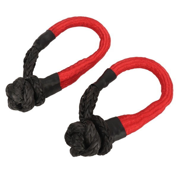 2 stk Bløde Shackle 55.000 Lbs Hårdt Bløde Shackle Recovery Rope til SUV ATV Trunk Off Road Trækning