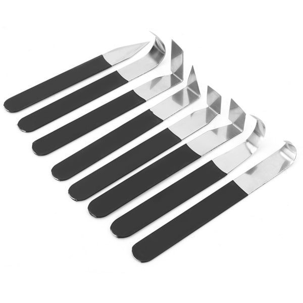 8 st Clay Sculpting Tool Set Metallhuvud Skulpturverktyg Shapers Tillbehör