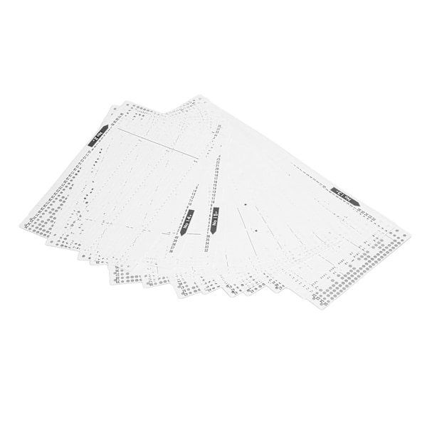 15 st Stickmaskin Hålkort Rik Stil Mjukt Slitstarkt Plast Stickblomma Kort för KH868 KH860 KH881 KH891 KH892