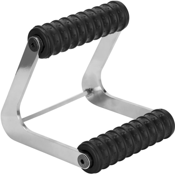 Fitness Gym T-Bar til muskeltræning Rygremskive Kabelmaskine V-formede stangroerhåndtag, model: sort