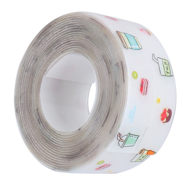 Caulk Strip självhäftande vattentät tejp för kök, badrum Handfat Kantförsegling 38mmx3,2m