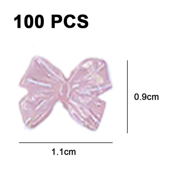 Harpiksbue negledekorasjon, Butterfly Bowknot Nail Charms