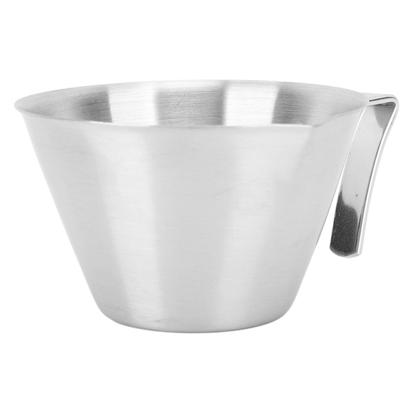 100ml 304 rostfritt stål kaffemätkopp Bärbar rostfri metallmätkopp för hemkafékontor Hotell Silver